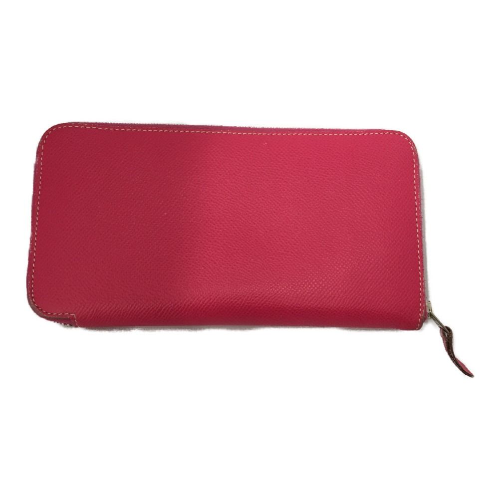Hermes Azap Classic Leather Long Wallet Pink — view 2