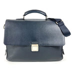 Louis Vuitton Business Bag Vasili GM Taiga Leather Bolt Navy Bol