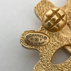 Chanel Earrings Gold Coco Mark GP — view 7