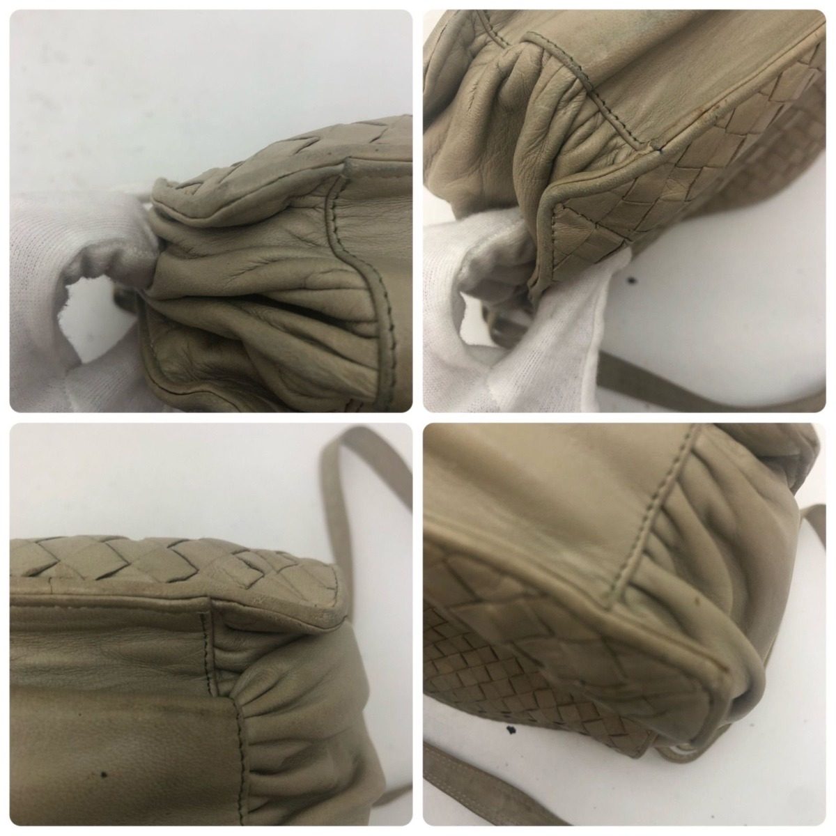 Bottega Veneta Shoulder Bag Pochette Intre Beige Travel — view 6