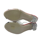 Chanel Sandals Clear Strap Rhinestone CC Logo — view 7
