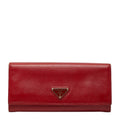 Prada Red Saffiano Leather