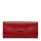 Prada Red Saffiano Leather