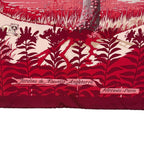Hermes Carre 90 New England Garden Red Scarf 100% Silk — view 7