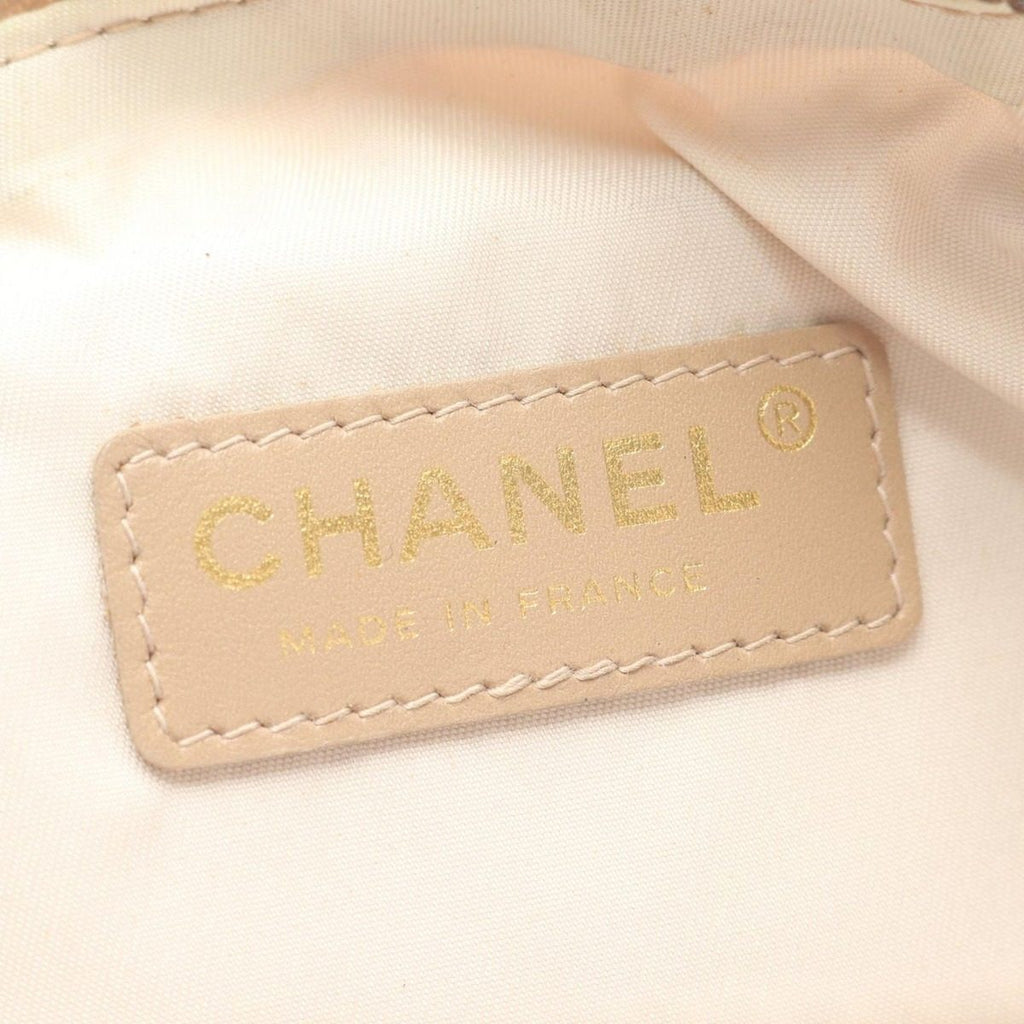 Chanel Shoulder Bag New Travel Line Beige Leather New — view 4