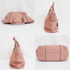 Louis Vuitton Lockit MM Shoulder Bag 2-Way Pink Silver Hardware — view 4