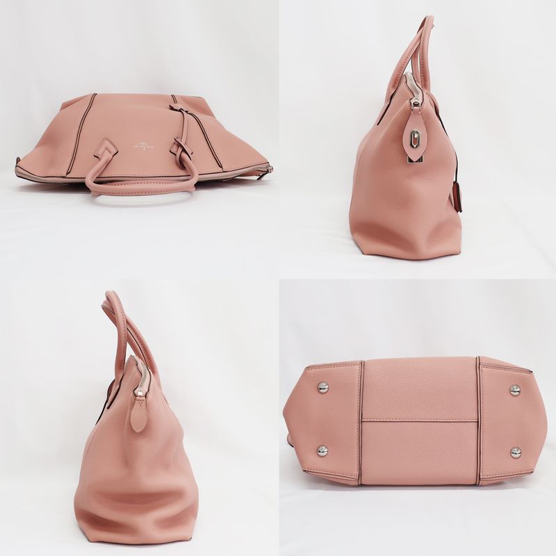 Louis Vuitton Lockit MM Shoulder Bag 2-Way Pink Silver Hardware — view 4