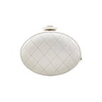Chanel Shoulder Bag Vanity Mini Quilted Lambskin Chain White — view 5
