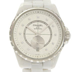 Chanel Diamond White Ceramic Watch