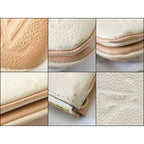 Louis Vuitton Pochette Double Zip Shoulder Bag Monogram Empreinte Beige — view 8
