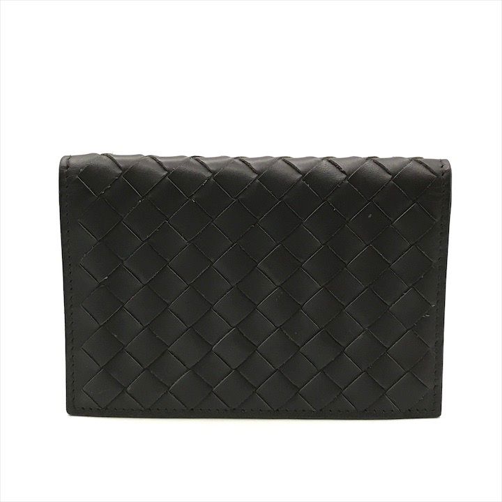 Bottega Veneta Intrecciato Wallet Card Case Brown — view 2
