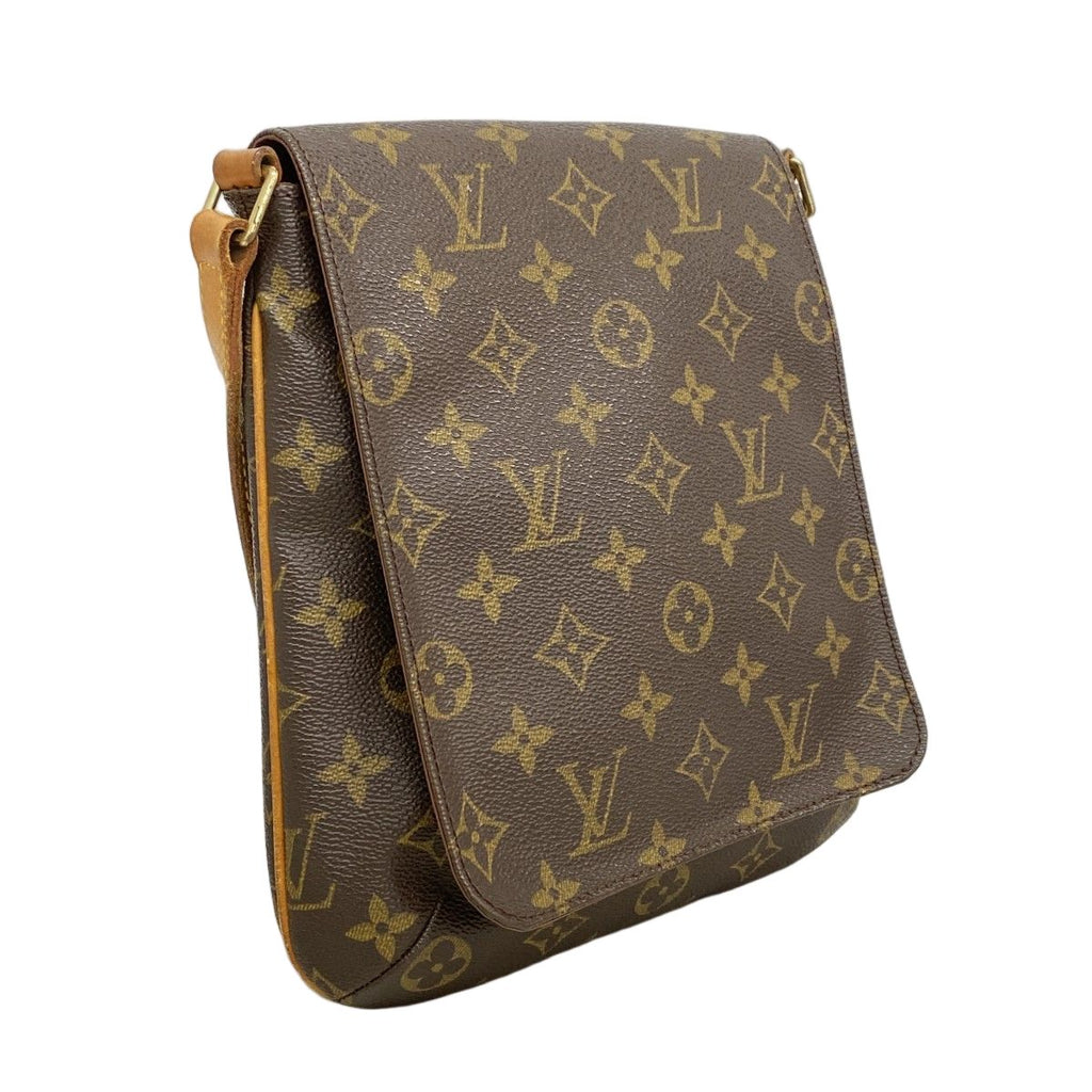 Louis Vuitton Shoulder Bag Monogram Musette Salsa Short Strap Brown — view 2