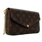 Louis Vuitton Shoulder Wallet Monogram Pochette Felicity Fuchsia — view 2