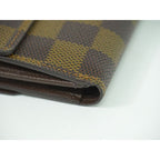 Louis Vuitton Porte Monnaie Bier Cult Cles Di Damier Ebene Fold Wallet — view 6
