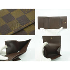 Louis Vuitton Porte Monnaie Bier Cult Cles Di Damier Ebene Fold Wallet — view 8