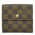 Louis Vuitton Porte Monnaie Bier Cult Cles Di Damier Ebene Fold Wallet