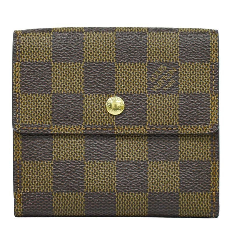 Louis Vuitton Porte Monnaie Bier Cult Cles Di Damier Ebene Fold Wallet