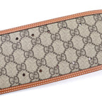 Gucci GG Supreme Wide Belt Brown — view 7