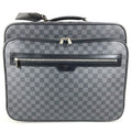 Louis Vuitton Travel Bag Pilot Case Damier Graphite Canvas Black