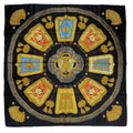 Hermes Scarf Silk Carre 90 Poste Et Cavalerie Saber Bag Black