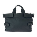 Bottega Veneta Black Silver Nylon Tote