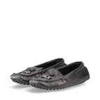 Louis Vuitton 07 Leather Driving Shoes 34 Fa1007 Black