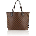 Louis Vuitton Damier Neverfull MM Tote Ebene Cerise Brown