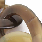Hermes Jumbo Link Bronze Necklace — view 9