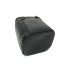 Chanel Vanity Bag Bicolore Black Leather Quilted — view 3