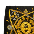 Hermes Scarf Silk Carre 90 Daimyo Princes du Soleil Levant Prince — view 2