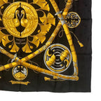 Hermes Scarf Silk Carre 90 Daimyo Princes du Soleil Levant Prince — view 5