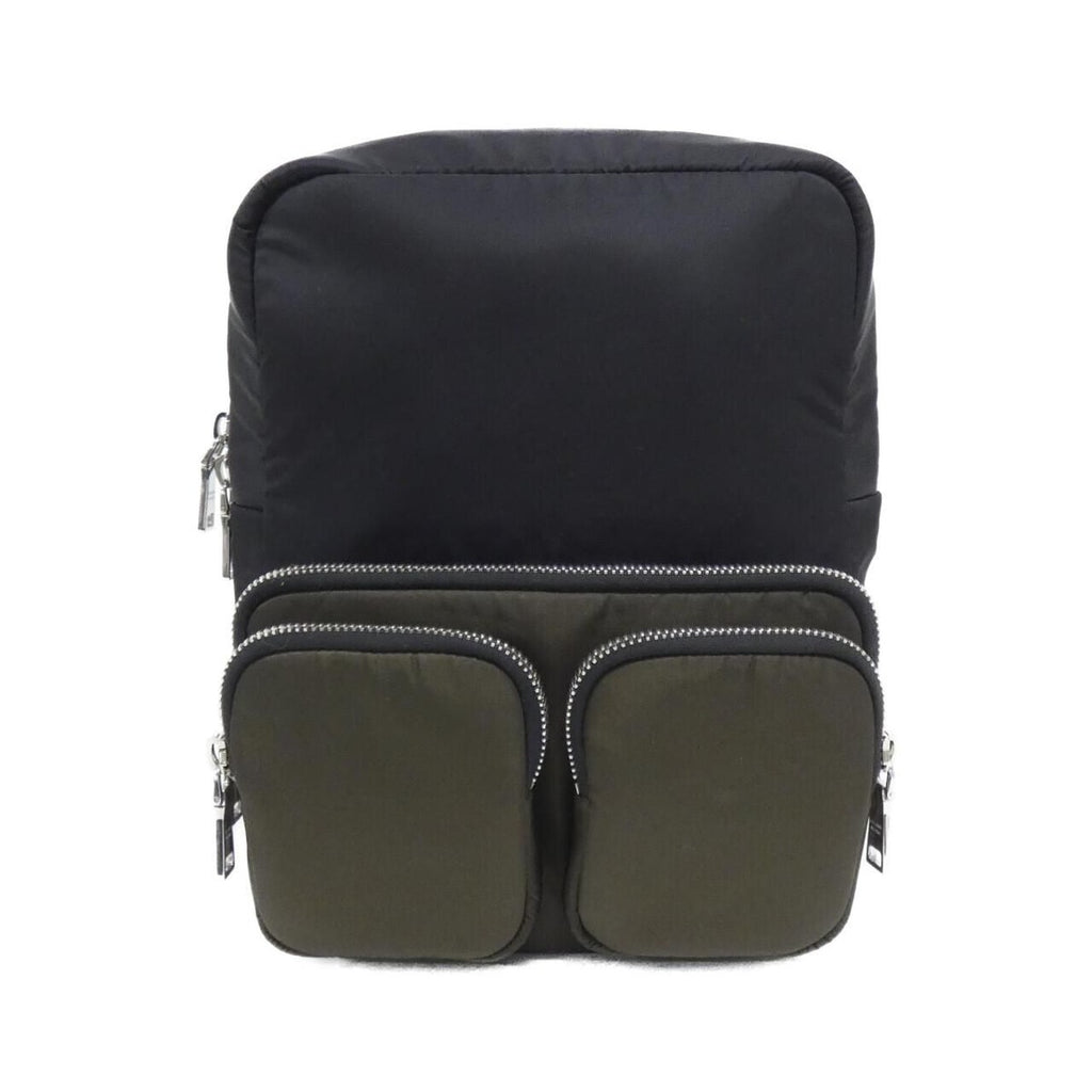 Prada Backpack Black Silver