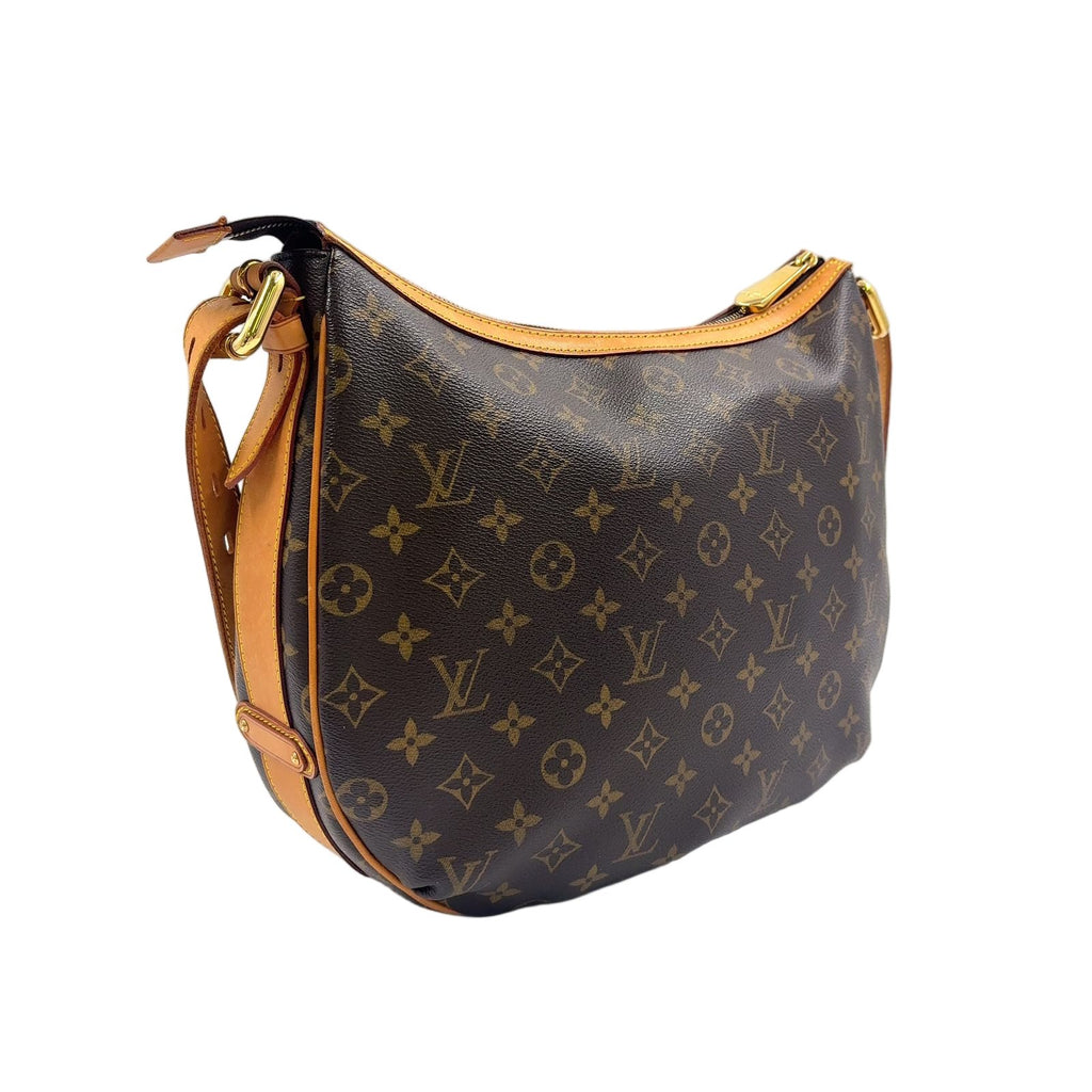 Louis Vuitton Tulum GM Monogram Leather Brown Light Shoulder Bag Gold — view 2