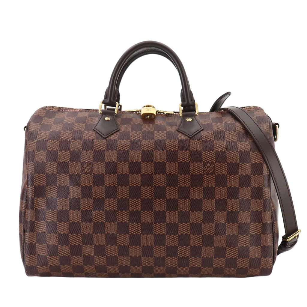 Louis Vuitton Damier Speedy Bandouliere 35 2-Way Bag Ebene
