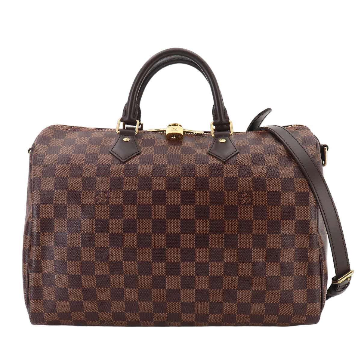 Louis Vuitton Damier Speedy Bandouliere 35 2-Way Bag Ebene
