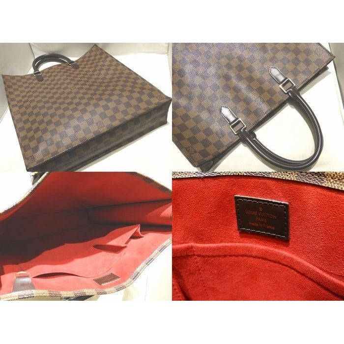 Louis Vuitton Tote Bag Sac Plat Damier Handbag Business Commuter Brown — view 2