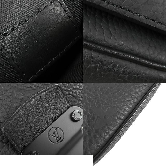 Louis Vuitton S Lock Vertical Wearable Wallet Noir Black Monogram Taurillon — view 6