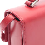 Saint Laurent Paris Shoulder Bag Belle Chasse Red Leather — view 5