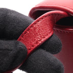 Saint Laurent Paris Shoulder Bag Belle Chasse Red Leather — view 6