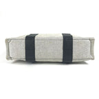 Hermes Handbag Sac Arne MM Toile Ash Black — view 5