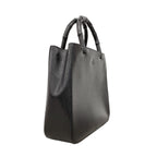 Gucci Handbag Bamboo 002 Leather Black Silver — view 2