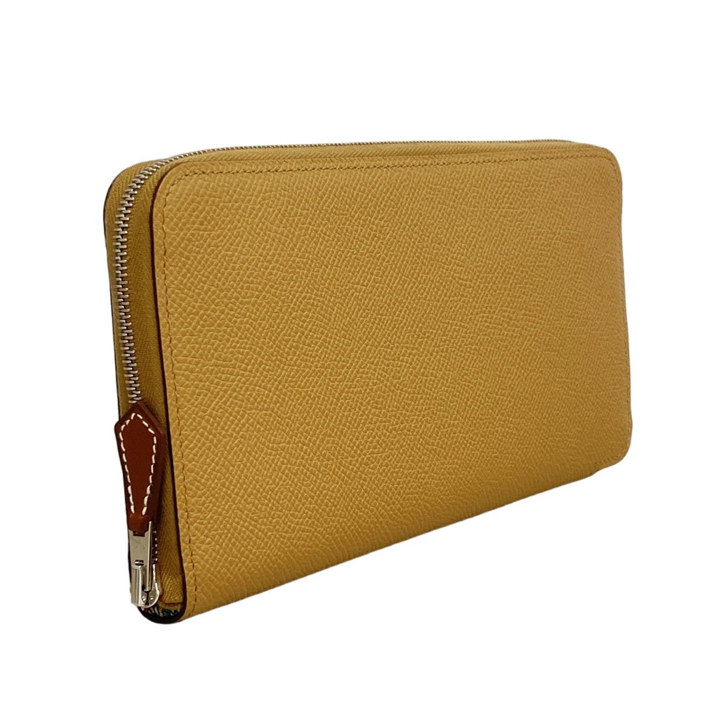 Hermes Wallet Azap Long Silk in Veau Chai Silver — view 2