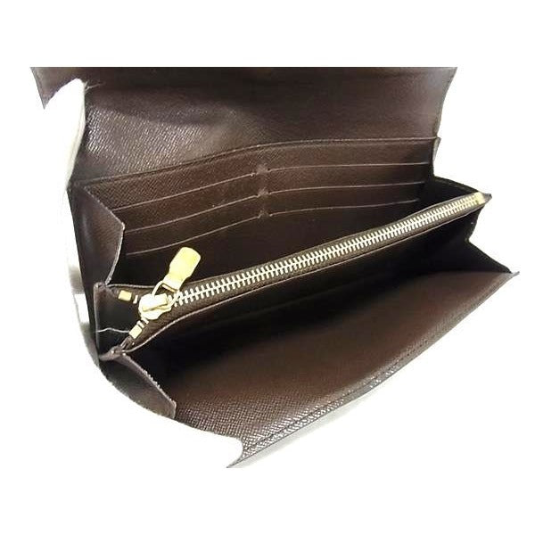 Louis Vuitton Long Wallet Damier Portefeuille Sarah Ebne Leather — view 6