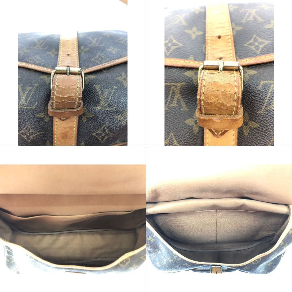 Louis Vuitton Shoulder Bag Monogram Saumur 35 — view 7