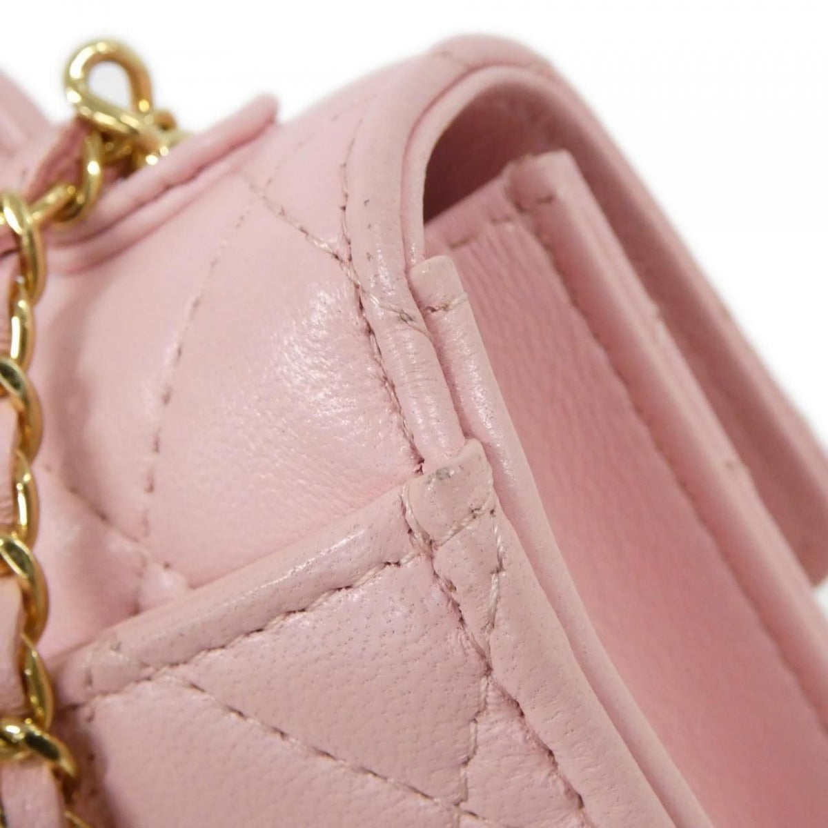 Chanel Chain Clutch Pink — view 6