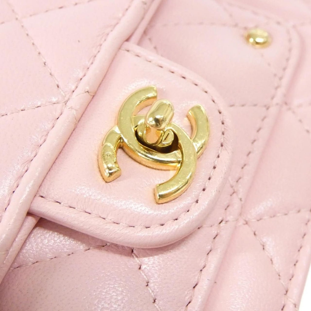 Chanel Chain Clutch Pink — view 7
