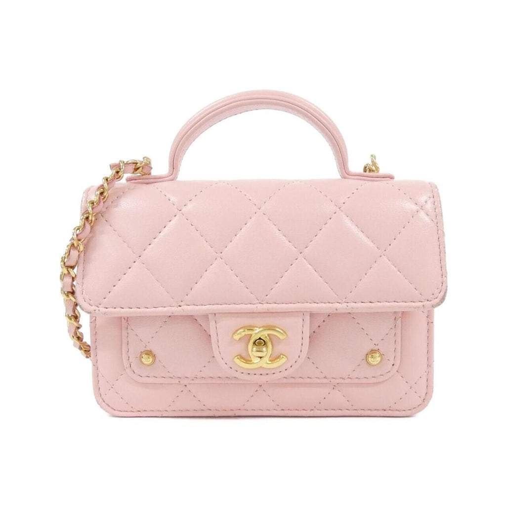 Chanel Chain Clutch Pink