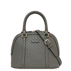 Gucci 2 way Bag Grey Micro Stripe