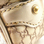 Gucci Shoulder Bag Leather Gold — view 4