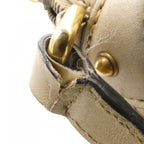 Gucci Shoulder Bag Leather Gold — view 7